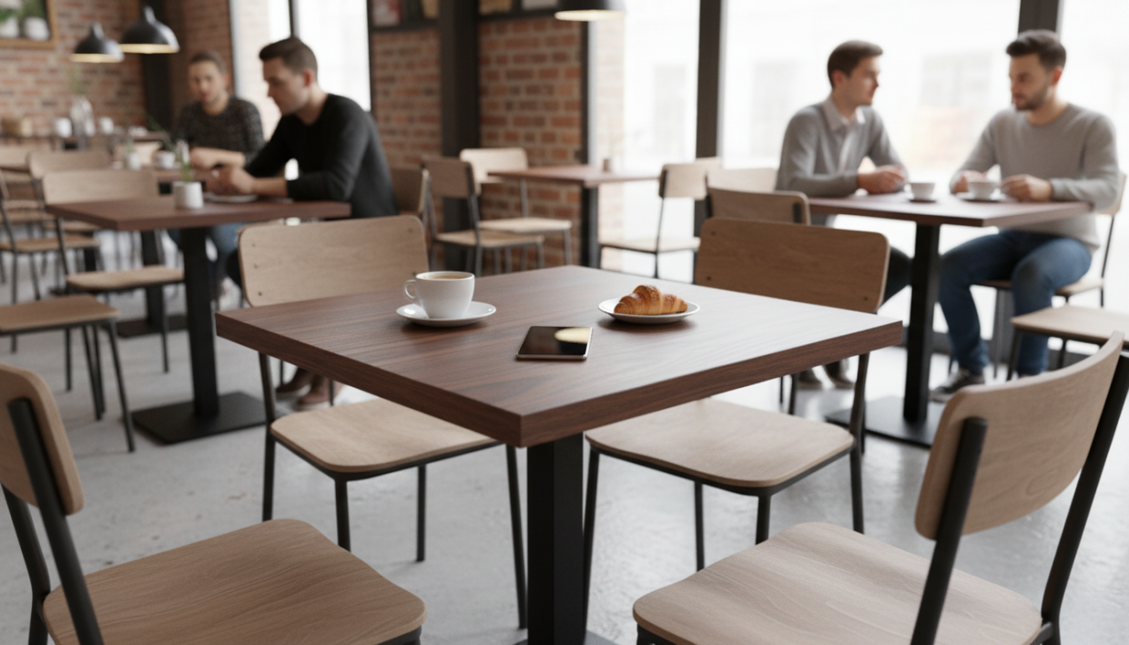 Столешница HPL на основе МДФ (квадратная) Орех Натуральный_21