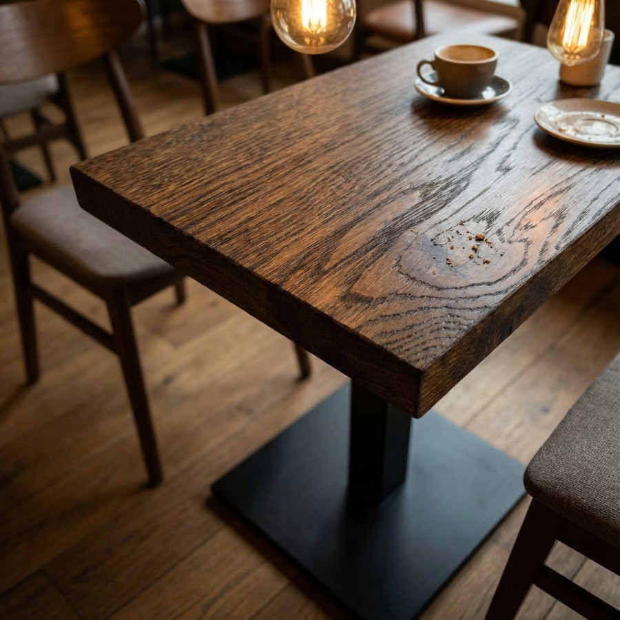 Столешница шпон дуба на основе ВЛАГОСТОЙКОГО МДФ (Прямоугольная) Дуб Амстердам_9