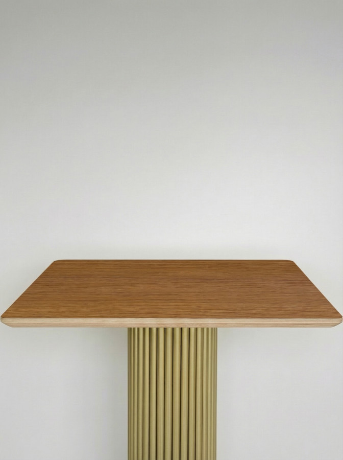 Столешница HPL на основе фанеры влагостойкая - толщина 19 мм (прямоугольная) Дуб Вотан_20